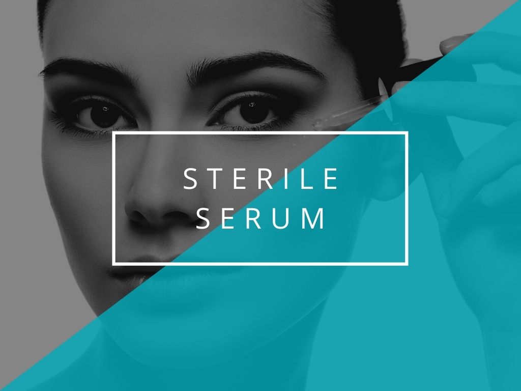 Sterile serum for dermaroller